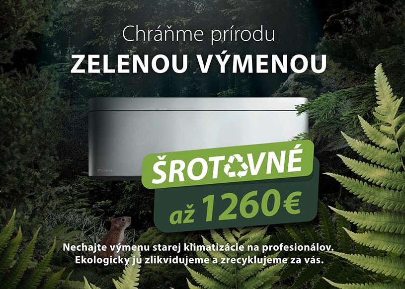 Daikin Zelená výmena