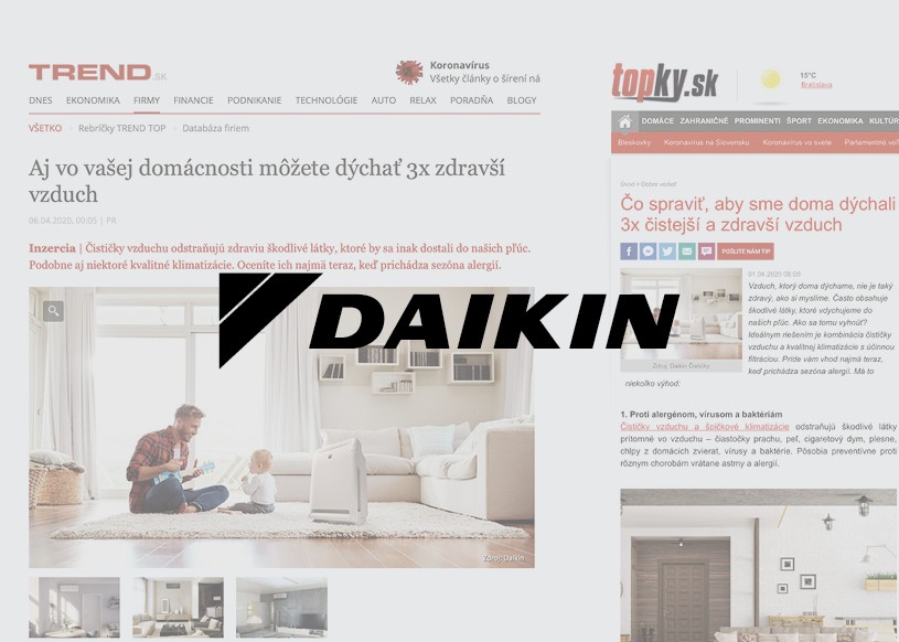 Daikin čističky vzduchu