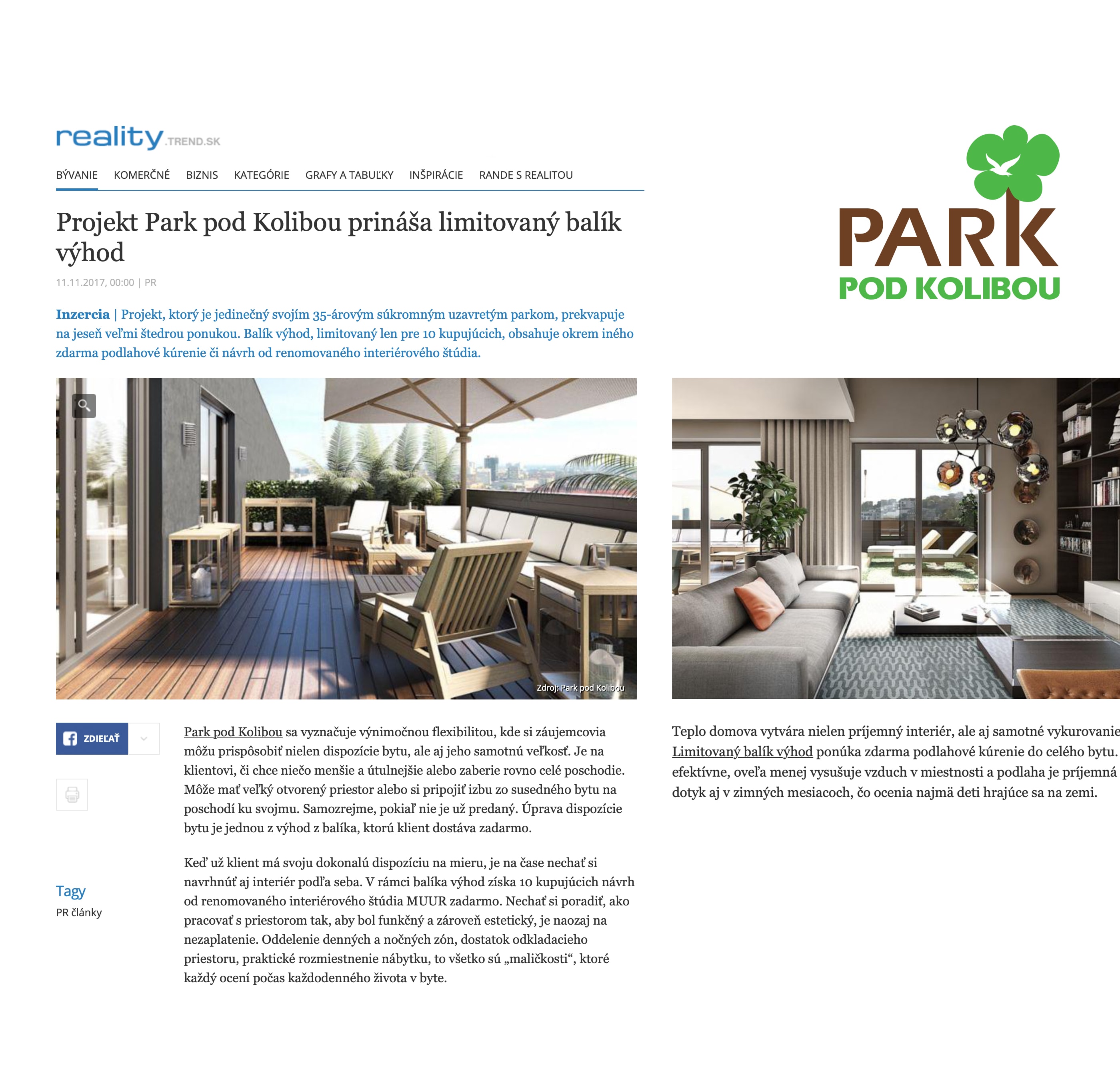 Park pod Kolibou