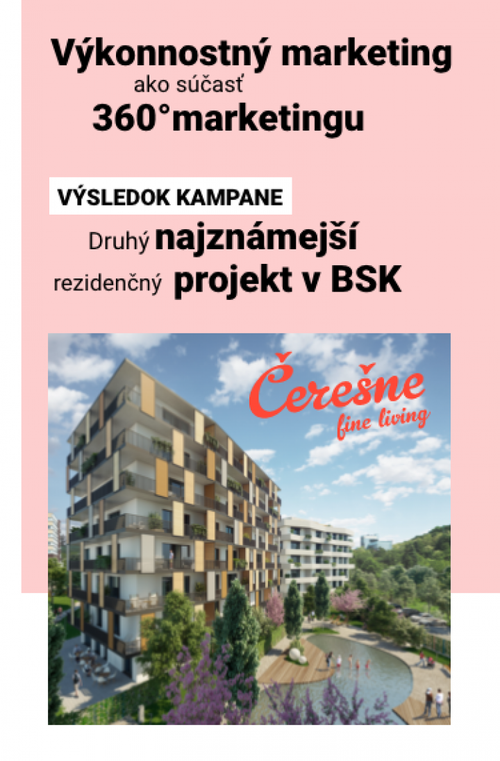ČEREŠNE - DRUHÝ NAJZNÁMEJŠÍ PROJEKT V BRATISLAVE