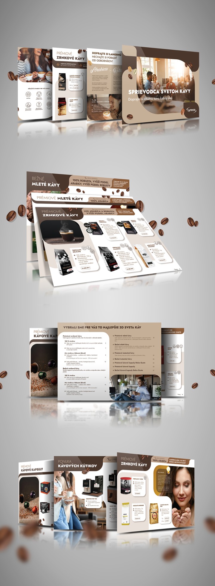 Lyreco kávová brožúra